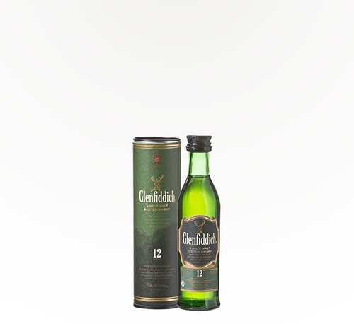 Glenfiddich 12 Year Old Single Malt Scotch Whiskey 50ml Bottle