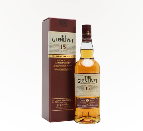 The Glenlivet 15 Year Single Malt Scotch 750ml Bottle