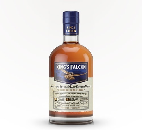 King's Falcon Bourbon Cask Finish Single Malt Scotch Whiskey 750ml (Bottle)