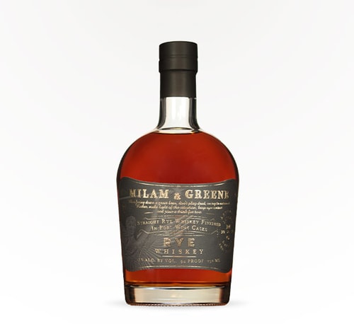Milam and Greene Rye Whiskey 750ml Bottle