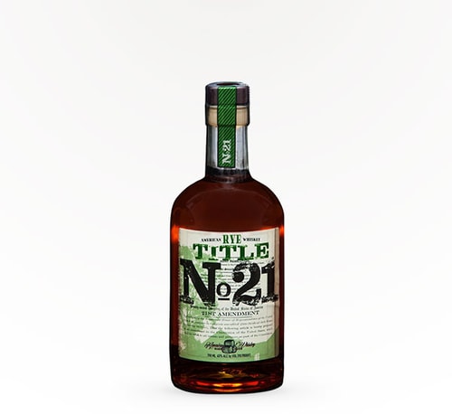 No21 American Rye Whiskey 750ml (Bottle)