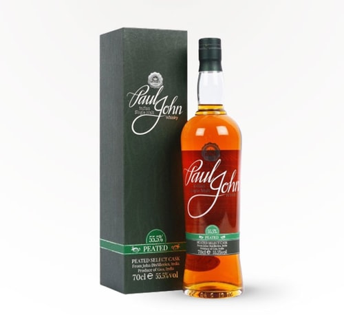 Paul John Peated Select Cask Indian Single Malt Whisky 750ml (Bottle)