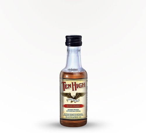 Ten High Sour Mash Bourbon Whiskey 50ml (Bottle)