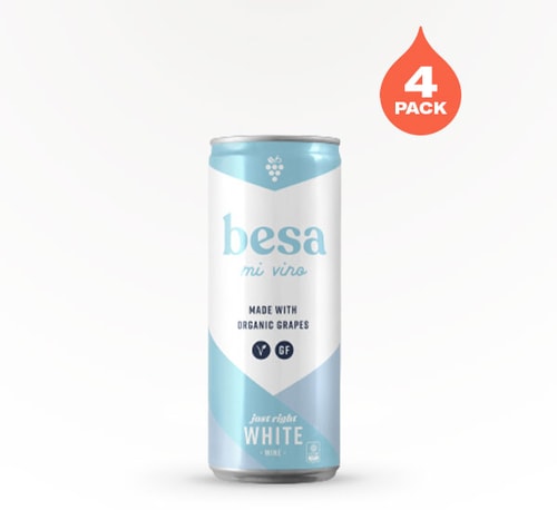 Besa Mi Vino Just Right White 4 Cans (250ml)