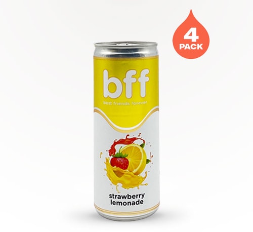 BFF Moscato Frizante Strawberry Lemonade 4 Cans (250ml)