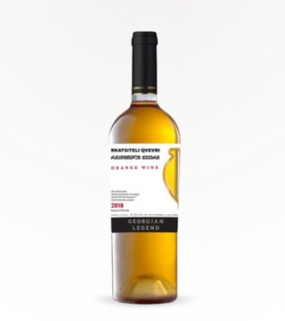 Georgian Legend Rkatsiteli Qvevri Kakheitan Technology Orange Wine 750ml Bottle