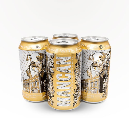 Mancan Fizz White Wine Blend 4 Cans (250ml)