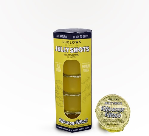 Ludlows Jelly Shots Moscow Mule 5 Pack