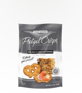 Pretzel Crisps Sea Salt and Cracked Pepper 7.2 oz