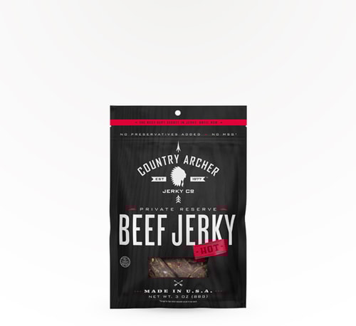Country Archer Beef Jerky All Natural Hot 3 oz