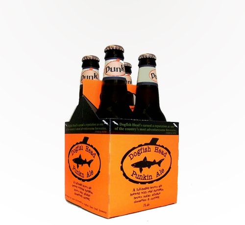 Dogfish Head Punkin Ale Brown Pumpkin Ale 4 Bottles 12oz