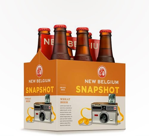 New Belgium Brewing Snapshot Wheat Beer 6 Bottles 12oz