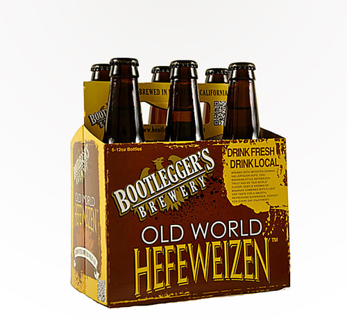 Bootleggers Old World Hefeweizen Wheat Ale 6 Bottles (12oz)