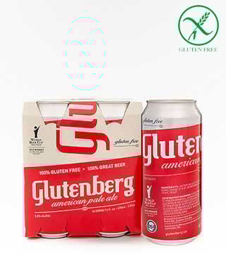 Glutenberg Gluten Free Pale Ale 4 Pack (16oz)