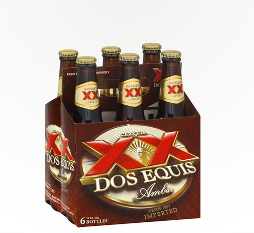 Dos Equis Mexican Amber Lager 6 Bottles (12oz)